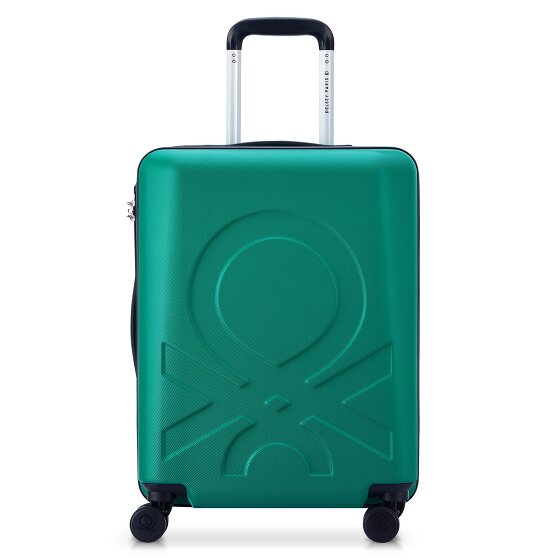 Delsey Paris x United Colors of Benetton Fabrica Carrello da cabina a 4 ruote 55 cm