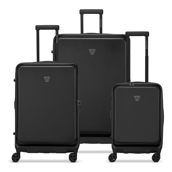 Roncato Florence 4 ruote Set di valigie 3 pezzi con piega di espansione