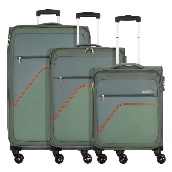 American Tourister Sky Surfer 4 ruote Set di valigie 3 pezzi