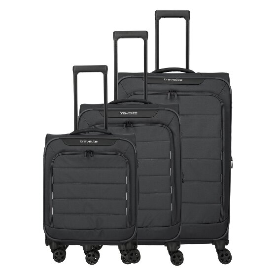 Travelite Skaii 4 ruote Set di valigie 3 pezzi espandibile