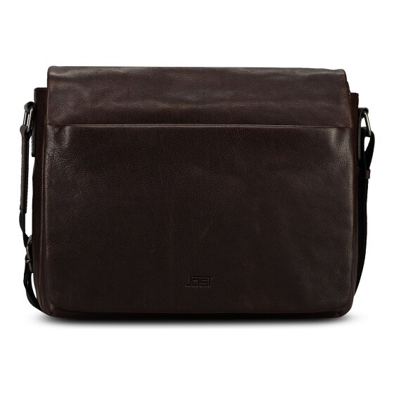 Jost Glasgow Valigetta Protezione RFID Vera Pelle 34 cm Vano porta PC