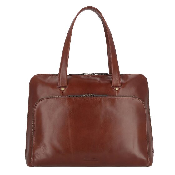 Leonhard Heyden Cambridge Borsa a tracolla in pelle 41 cm Scomparto per laptop