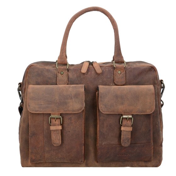 Harold's Antic Collection Cartella in pelle 40cm Scomparto per laptop