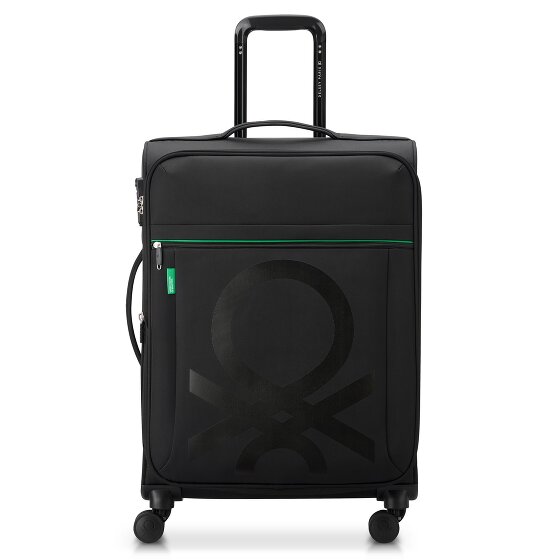 Delsey Paris x United Colors of Benetton Colour Bock Trolley a 4 ruote da 67 cm con piega elastica