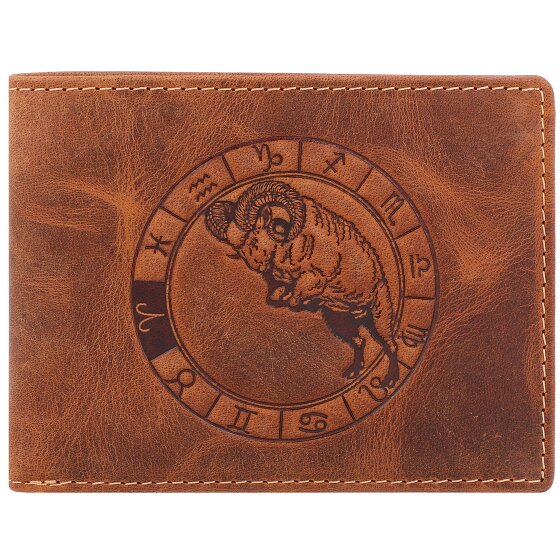 Greenburry Vintage Sternzeichen Portafoglio Pelle 12 cm