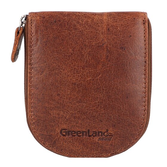 Greenland Nature Portamonete Montana RFID in pelle 9 cm