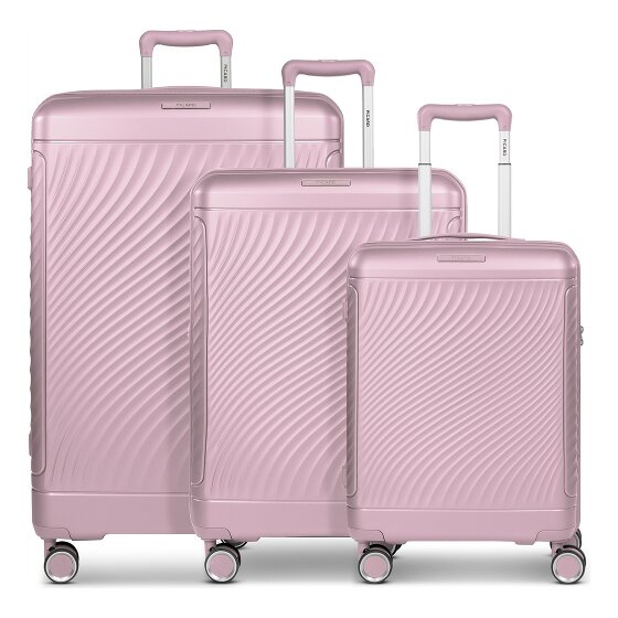 Picard Vienna 4 ruote Set di valigie 3 pezzi con piega di espansione