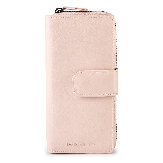 Jack Kinsky Livorno 1026 Portafoglio Protezione RFID Vera Pelle 19 cm