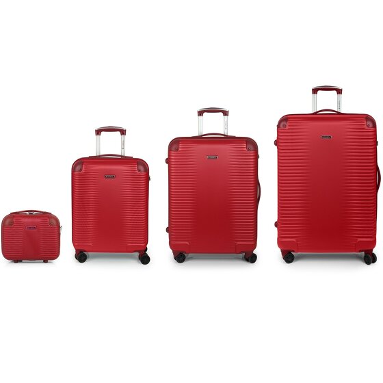 Gabol Balance XP 4 ruote Set di valigie 4 pezzi con piega di espansione