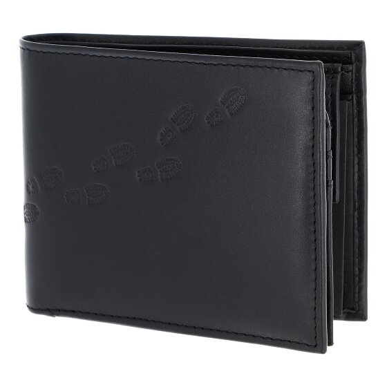 oxmox Leather Portafoglio Protezione RFID Vera Pelle 12 cm