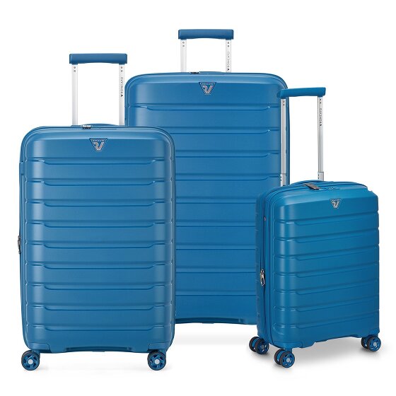 Roncato B-Flying Move 4 ruote Set di valigie 3 pezzi con piega di espansione