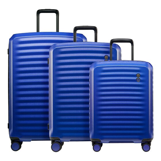 Echolac Oxygen 4 ruote Set di valigie 3 pezzi con piega di espansione
