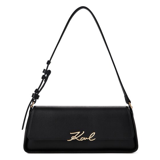 Karl Lagerfeld Signature Borsa a spalla Vera Pelle 32.5 cm