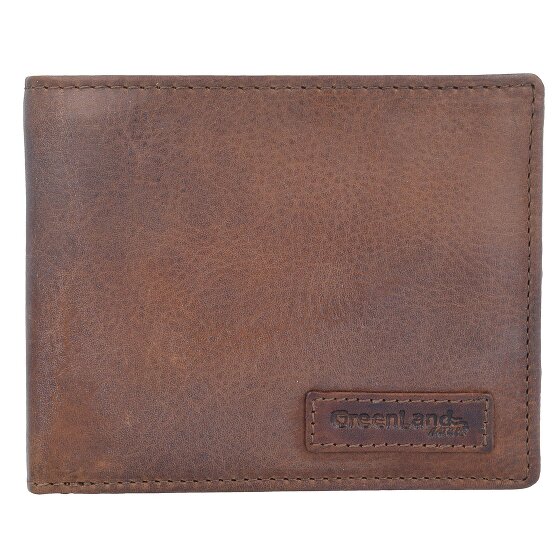 Greenland Nature Portafoglio Soft & Safe RFID in pelle 12 cm