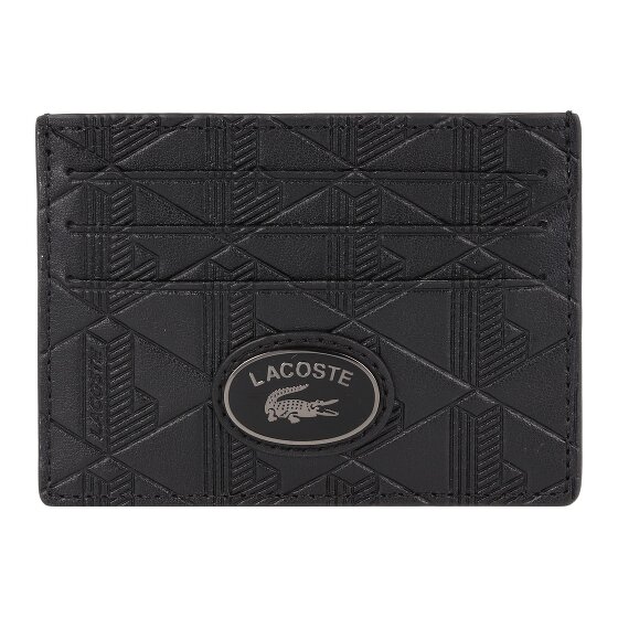 Lacoste Monogram Nomogramme Custodia per carta di credito Protezione RFID Pelle 10 cm