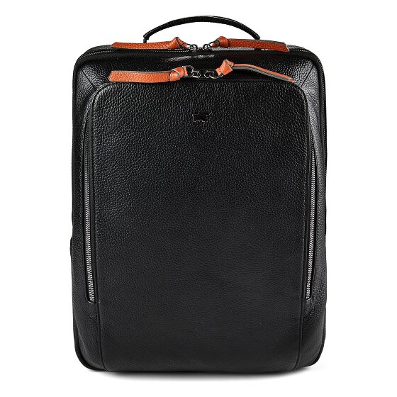 Braun Büffel Novara Zaino da lavoro Vera Pelle 40 cm Vano porta PC