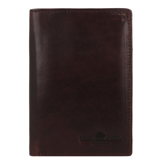 Greenburry Newport Portafoglio Protezione RFID Pelle 9 cm