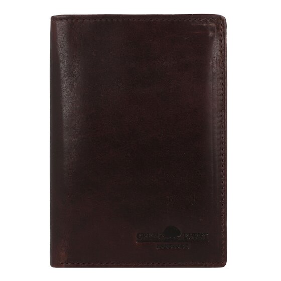 Greenburry Newport Portafoglio Protezione RFID Pelle 12.5 cm