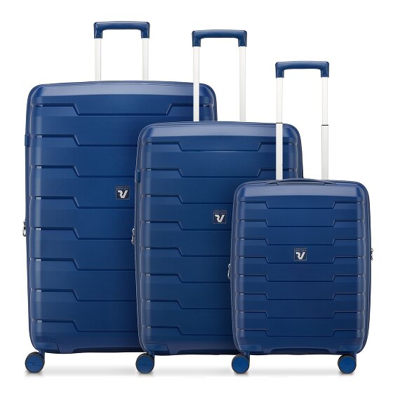 Roncato Skyline 2.0 4 ruote Set di valigie 3 pezzi espandibile