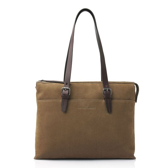 Castelijn & Beerens Nubuck Borsa a tracolla Pelle 40 cm Scomparto per laptop