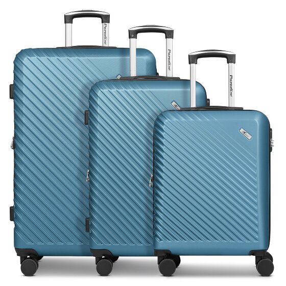 Check.In Paradise 2.0 4 ruote Set di valigie 3 pezzi espandibile
