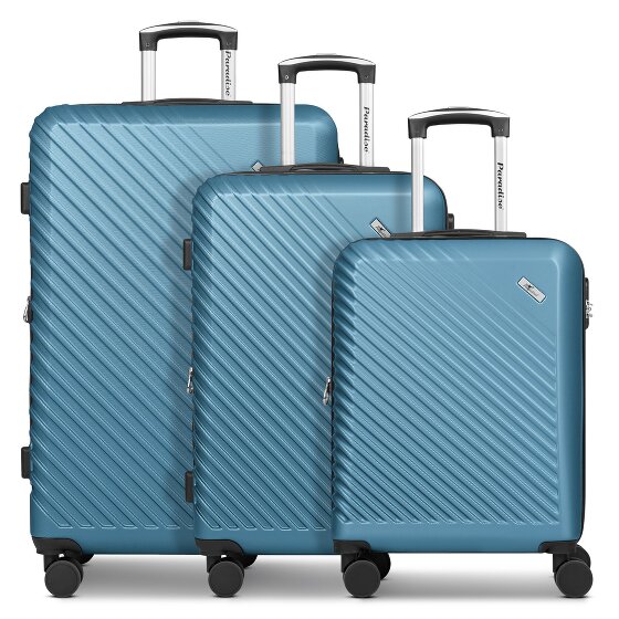 Check.In Paradise 2.0 4 ruote Set di valigie 3 pezzi con piega di espansione