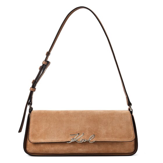 Karl Lagerfeld Signature Borsa a spalla Vera Pelle 32.5 cm