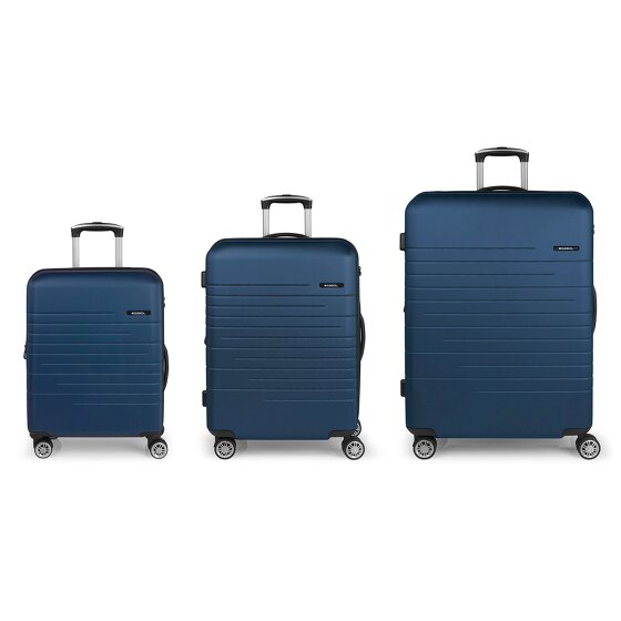 Gabol Escape 4 ruote Set di valigie 3 pezzi espandibile