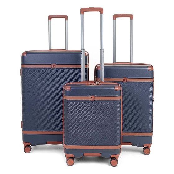 MODO by Roncato Charm 2.0 4 ruote Set di valigie 3 pezzi con piega di espansione