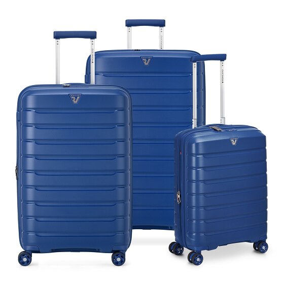 Roncato B-Flying Move 4 ruote Set di valigie 3 pezzi con piega di espansione
