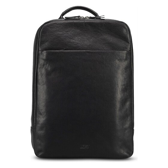 Jost Glasgow Zaino da giorno Protezione RFID Vera Pelle 44 cm Vano porta PC