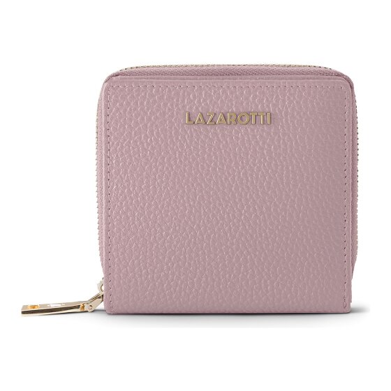Lazarotti Portafoglio Bologna in pelle, medio, con chiusura a zip perimetrale, 10 cm