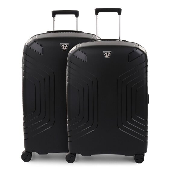 Roncato Ypsilon 4 ruote Set di valigie 2 pezzi con piega di espansione