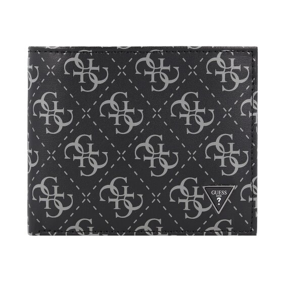Guess Madrid Portafoglio Protezione RFID Vera Pelle 12 cm