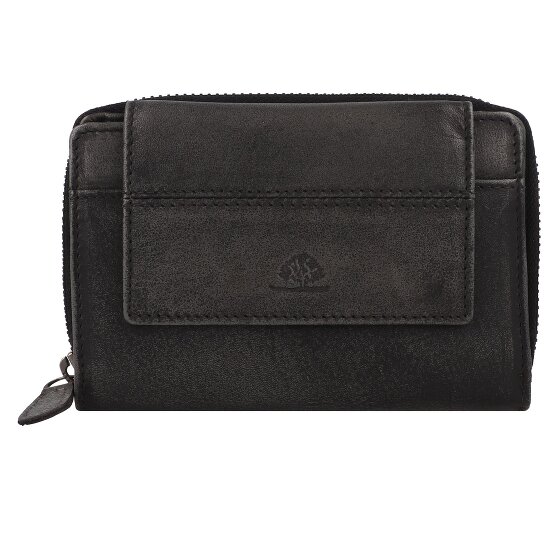 Greenburry Destressed Portafoglio Protezione RFID Pelle 13.5 cm