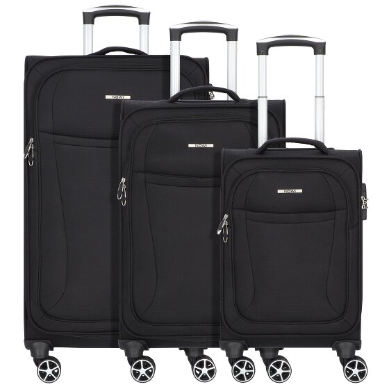 Nowi Edinburgh 4 ruote Set di valigie 3 pezzi