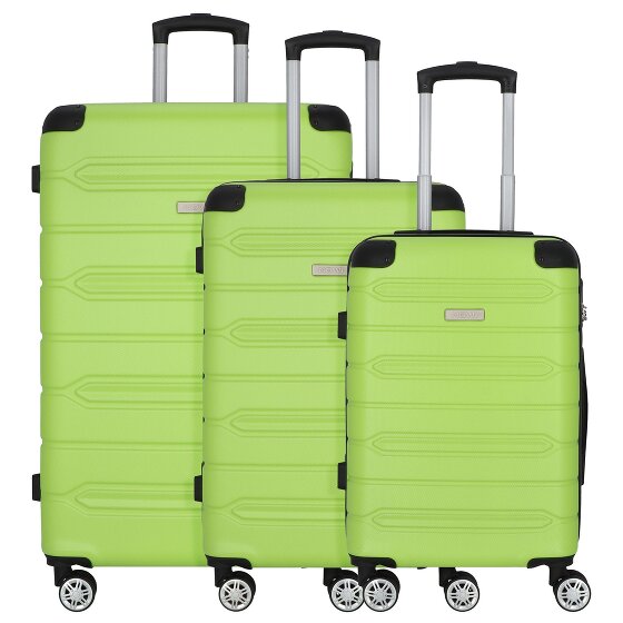 Nowi Rhodos 4 ruote Set di valigie 3 pezzi