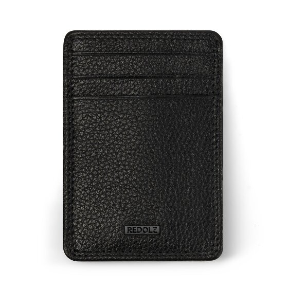 Redolz Porta carte di credito RFID in pelle Essentials da 7 cm con fermasoldi