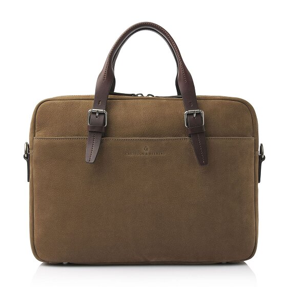 Castelijn & Beerens Nubuck Valigetta Pelle 41 cm Scomparto per laptop