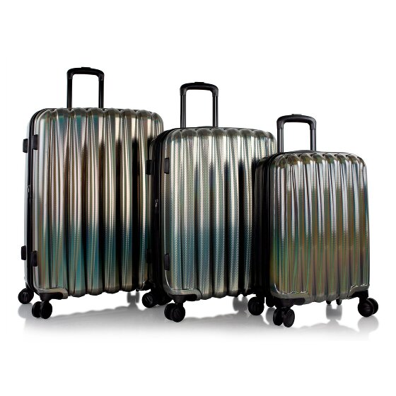 Heys Astro 4 ruote Set di valigie 3 pezzi con piega di espansione