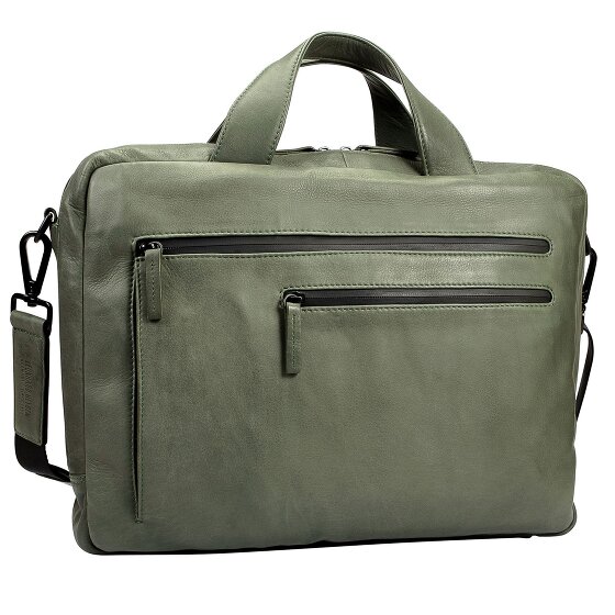 Leonhard Heyden Cartella in pelle Hague 38 cm Scomparto per laptop