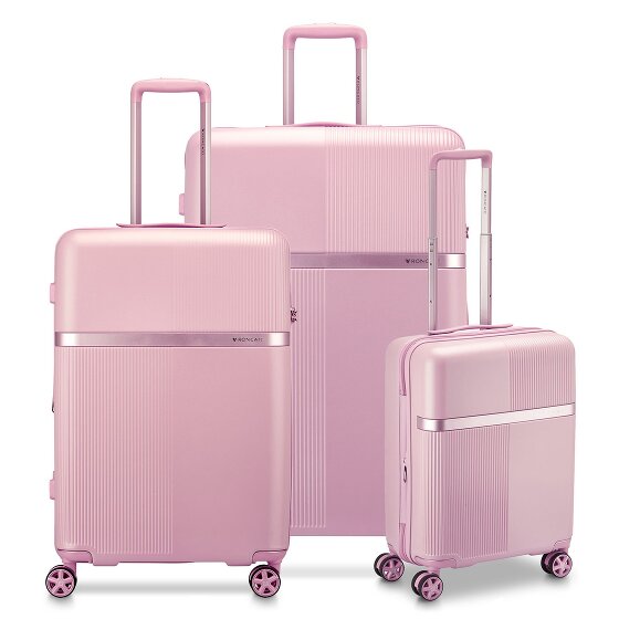 Roncato Airglam 4 ruote Set di valigie 3 pezzi con piega di espansione