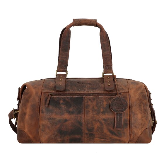 Greenland Nature Borsa da viaggio classica Weekender in pelle 54 cm