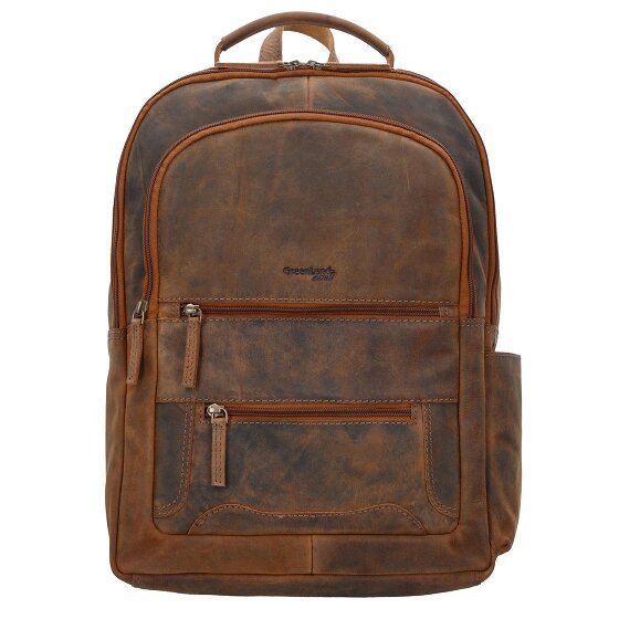 Greenland Nature Montenegro Zaino in pelle 40 cm Scomparto per laptop