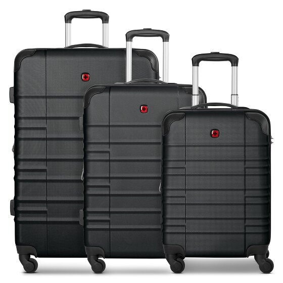 Wenger Amplar Evo 4 ruote Set di valigie 3 pezzi con piega di espansione