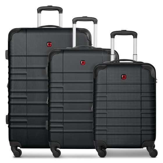 Wenger Amplar Evo 4 ruote Set di valigie 3 pezzi con piega di espansione