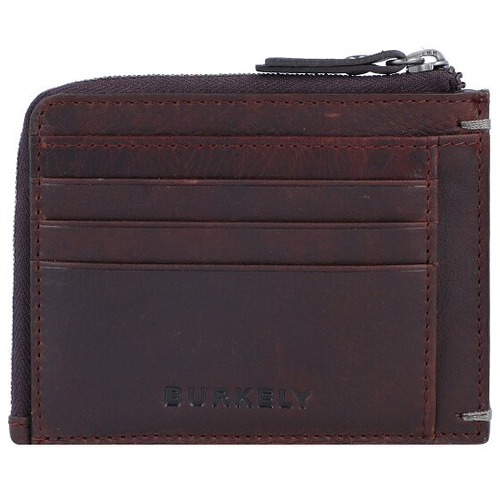 Burkely Antique Avery Custodia per carta di credito Protezione RFID Vera Pelle 11 cm