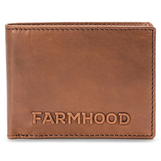 Farmhood Nashville Portafoglio Protezione RFID Vera Pelle 13 cm