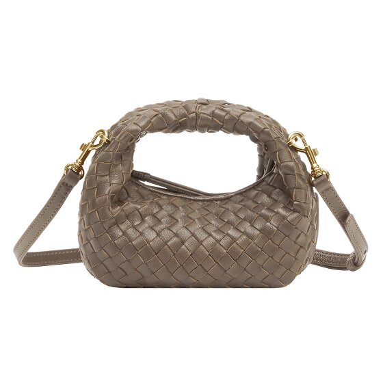 LES VISIONNAIRES Greta Micro weave Borsetta Pelle 20 cm
