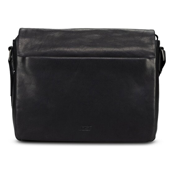 Jost Glasgow Valigetta Protezione RFID Vera Pelle 34 cm Vano porta PC
